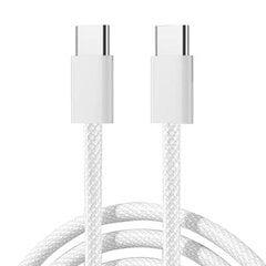 USB кабель Joyroom S-A45 USB-C to USB-C 60W 1.0m белый цена и информация | Кабели для телефонов | 220.lv