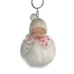 Võtmehoidja Baby Doll Love valget värvi цена и информация | Брелки | 220.lv