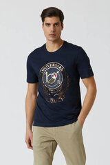 T-krekls vīriešiem Aeronautica Militare, zils cena un informācija | Vīriešu T-krekli | 220.lv