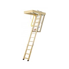 Деревянная чердачная лестница Nordic 4IQ, 130 x 80 см цена и информация | Лестницы | 220.lv