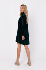 M714 Платье-свитер со складками - серый цена и информация | Платья | 220.lv