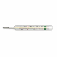 Стеклянный термометр Chicco 171323 цена и информация | Зажим для укладки прически Twister, 22,5 см | 220.lv