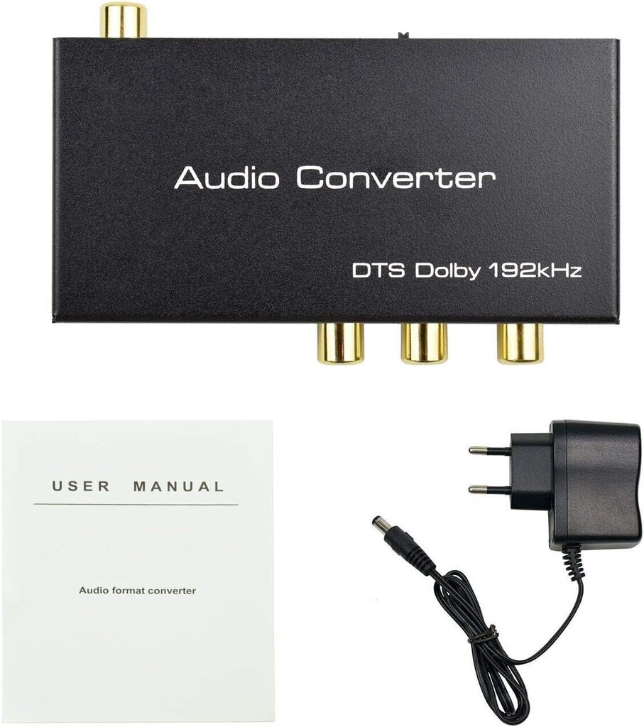 Amanka digitālais HDMI analogais pārveidotājs, 3,5 mm cena un informācija | Kabeļi un vadi | 220.lv