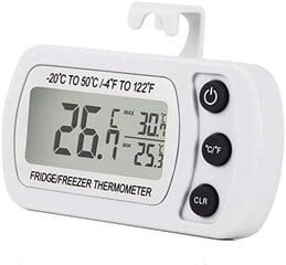 Ledusskapja termometrs Unigear, balts cena un informācija | Virtuves piederumi | 220.lv