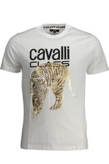 рубашка cavalli class qxt061ijd060 QXT061IJD060_0F43D56_BIANCO0005_2XL цена и информация | Мужские футболки | 220.lv