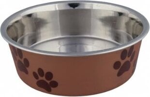 Trixie металлическая миска для корма для животных, 2 л, 23 см цена и информация | Миски, ящики для корма | 220.lv
