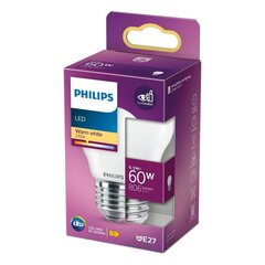 LED Spuldze Philips 8718699762858 E27 6,5 W 806 lm (4,5 x 7,8 cm) (2700 K) цена и информация | Лампочки | 220.lv