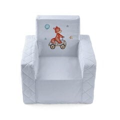 Bērnu krēsliņš Alberto Mio Print Basic Cars, zils cena un informācija | Sēžammaisi, klubkrēsli, pufi bērniem | 220.lv