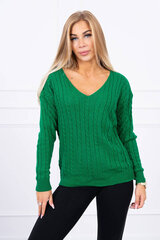Džemperis sievietēm 20603, zaļš cena un informācija | Sieviešu džemperi | 220.lv