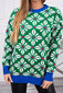Džemperis sievietēm 23805, zaļš cena un informācija | Sieviešu džemperi | 220.lv