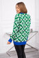 Džemperis sievietēm 23805, zaļš cena un informācija | Sieviešu džemperi | 220.lv