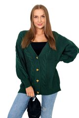 Džemperis sievietēm 26390, zaļš cena un informācija | Sieviešu džemperi | 220.lv