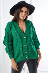 Džemperis sievietēm 26466, zaļš cena un informācija | Sieviešu džemperi | 220.lv