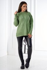 Džemperis sievietēm 26479, zaļš cena un informācija | Sieviešu džemperi | 220.lv