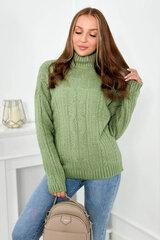Džemperis sievietēm 26497, zaļš cena un informācija | Sieviešu džemperi | 220.lv
