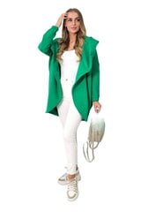 Женский темно-зеленый свитер оверсайз цена и информация | Женские кофты | 220.lv