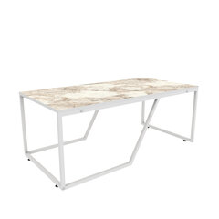 Kafijas galdiņš Asir, 120x60x48 cm, balts cena un informācija | Žurnālgaldiņi | 220.lv