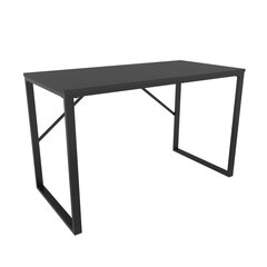 Стол, Асир, 120х60х74 см, черный/серый цена и информация | Компьютерные, письменные столы | 220.lv