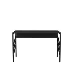 Galds Asir, 120x60x74,8 cm, melns/pelēks cena un informācija | Datorgaldi, rakstāmgaldi, biroja galdi | 220.lv