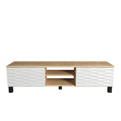 TV galdiņš Asir, 150x35x40,3 cm, balts/bēšs cena un informācija | TV galdiņi | 220.lv
