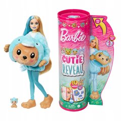 BARBIE кукла из серии Cutie Reveal мишка в костюме дельфина 29 cm цена и информация | Игрушки для девочек | 220.lv