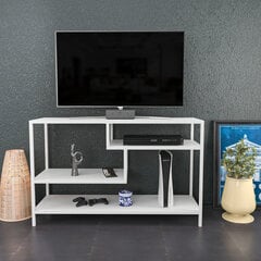 TV statīvs Asir, 120x39x75 cm, balts cena un informācija | TV galdiņi | 220.lv
