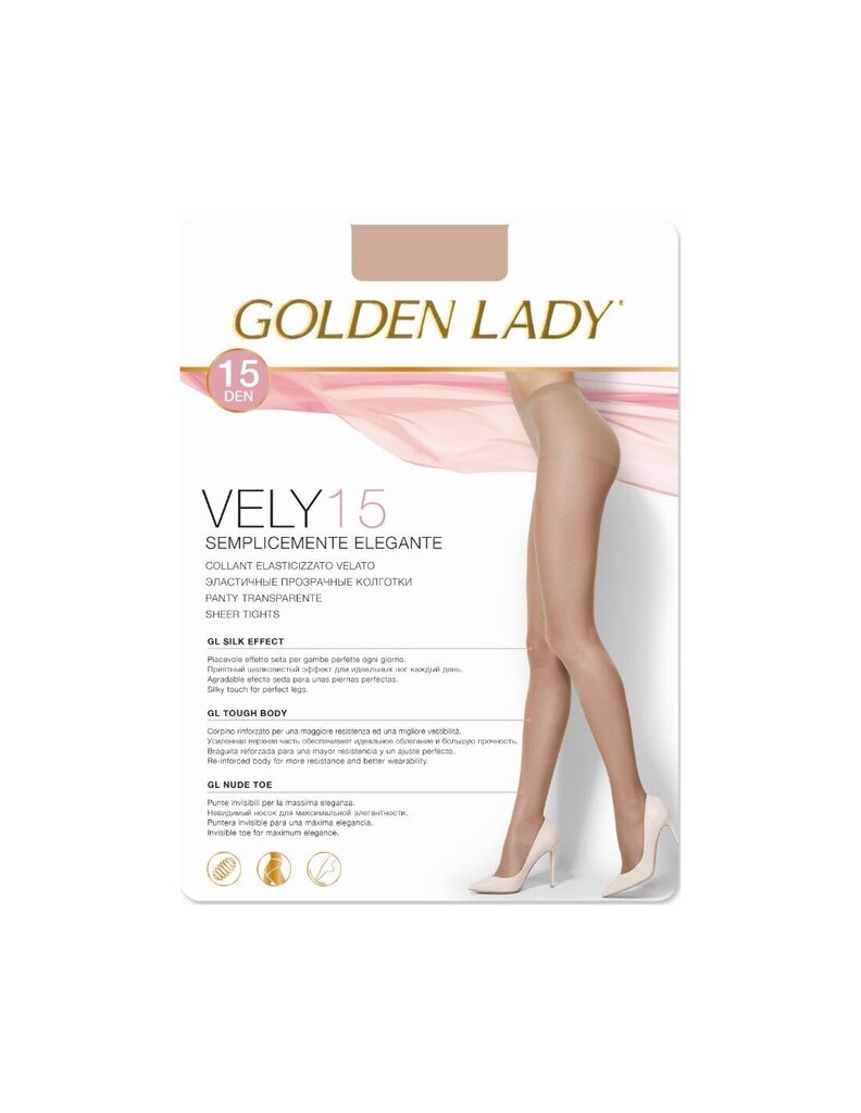 Zeķubikses sievietēm Golden Lady Vely, bēšas, 15 DEN цена и информация | Zeķubikses | 220.lv