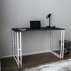 Стол, Асир, 120х60х74,8 см, белый/серый цена и информация | Компьютерные, письменные столы | 220.lv