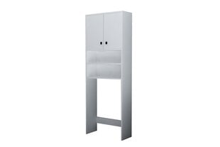 Шкаф, Асир, 62,5х181х26 см, белый цена и информация | Шкафчики для ванной | 220.lv