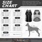 Jaka suņiem Kuoser, XL, melna cena un informācija | Apģērbi suņiem | 220.lv