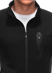 Jaka vīriešiem Ombre Clothing Edoti B1633, melns cena un informācija | Vīriešu jakas | 220.lv