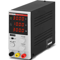 Laboratorijas servisa barošana 0-30 V 0-10 A DC 300 W LED cena un informācija | Barošanas avoti | 220.lv