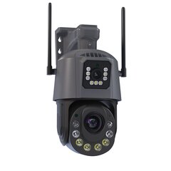 WIFI kamera ar cilvēka noteikšanas funkciju PYRAMID PYR-SH600CDL, 2X3MP, 36X zoom, microSD slots, integrēts mikrofons, iCsee app цена и информация | Камеры видеонаблюдения | 220.lv