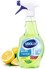 Sidolux logu tīrīšanas līdzeklis Crystal Lemon, 500ml cena un informācija | Tīrīšanas līdzekļi | 220.lv