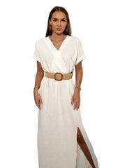 Abito Moda женское платье 234012 01, белый цена и информация | Платья | 220.lv