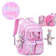 Розовый детский школьный рюкзак цена и информация | Школьные рюкзаки, спортивные сумки | 220.lv