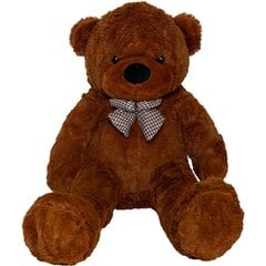 Plīša lācītis MKS BrownTeddy, brūns, 120 cm cena un informācija | Mīkstās (plīša) rotaļlietas | 220.lv