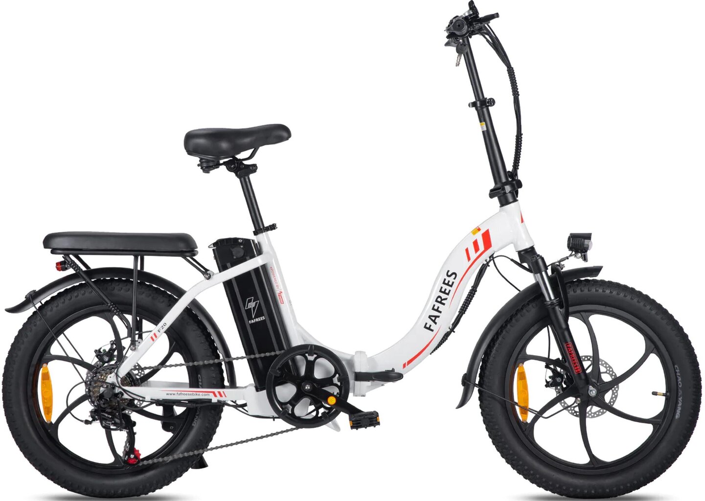 Elektriskais velosipēds Fafrees F20, 20", balts cena un informācija | Elektrovelosipēdi | 220.lv