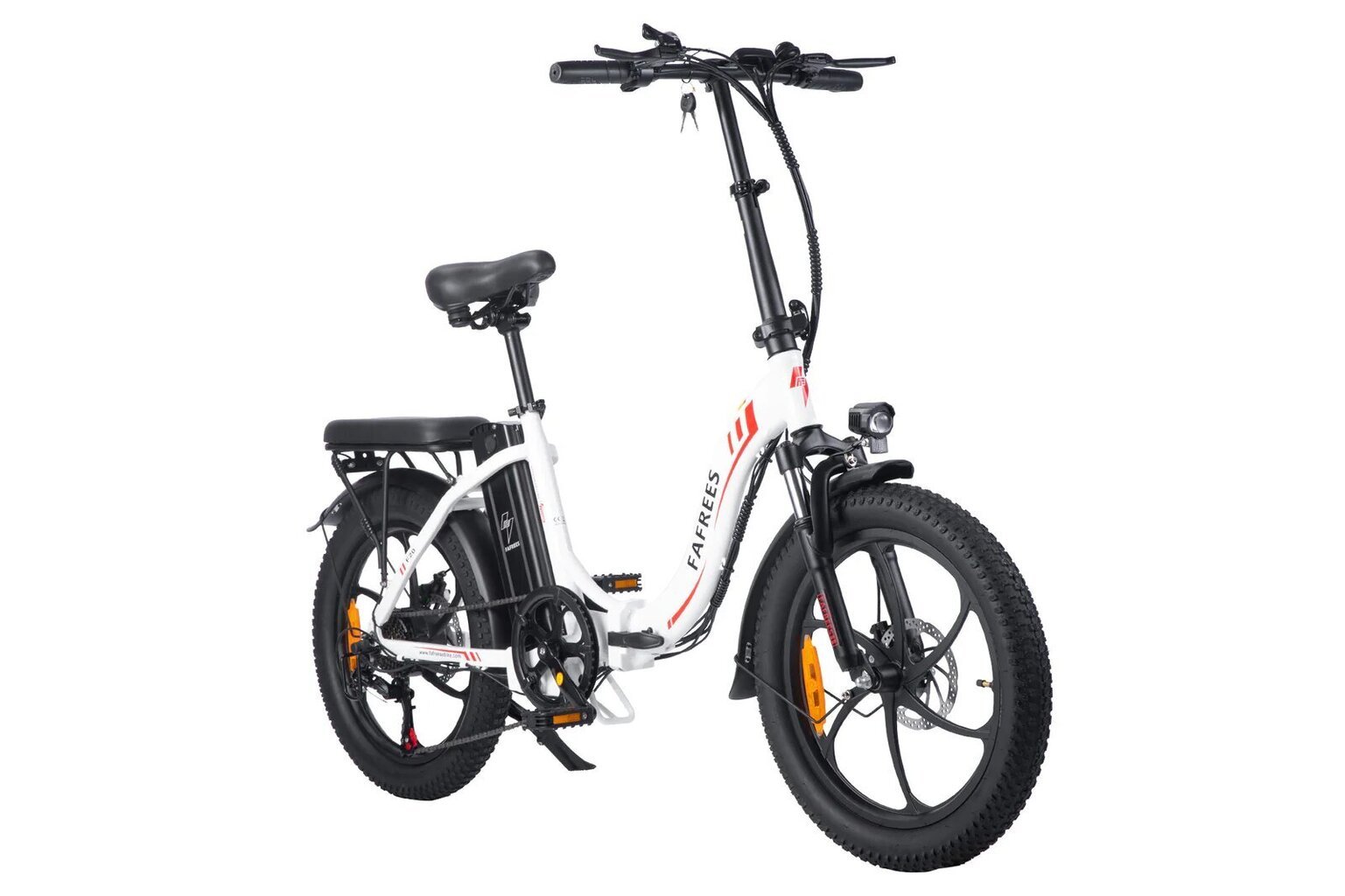 Elektriskais velosipēds Fafrees F20, 20", balts cena un informācija | Elektrovelosipēdi | 220.lv