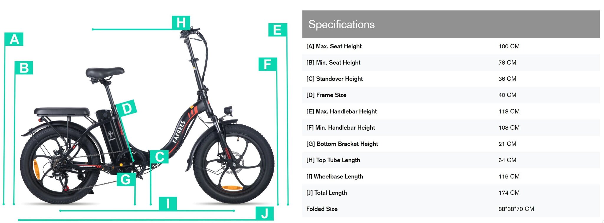 Elektriskais velosipēds Fafrees F20, 20", pelēks cena un informācija | Elektrovelosipēdi | 220.lv