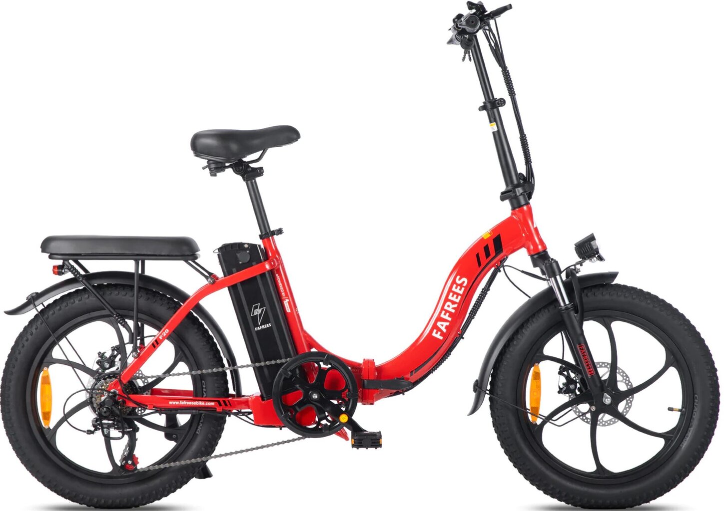 Elektriskais velosipēds Fafrees F20, 20", sarkans цена и информация | Elektrovelosipēdi | 220.lv