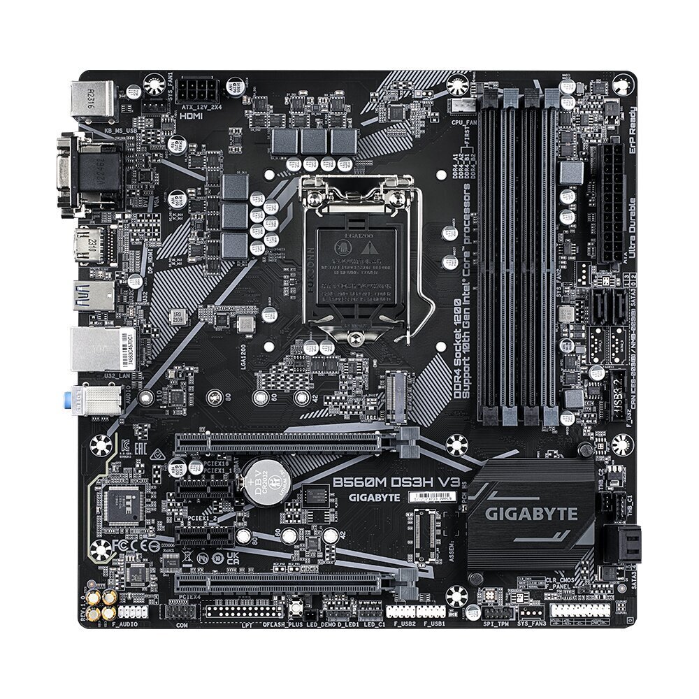 Gigabyte B560M DS3H V3 cena un informācija | Mātesplates | 220.lv