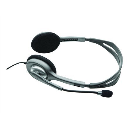 Logitech Stereo Headset H110 981-000271 cena un informācija | Austiņas | 220.lv