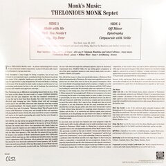 Vinila plate Thelonious Monk Septet - Monk's Music cena un informācija | Vinila plates, CD, DVD | 220.lv