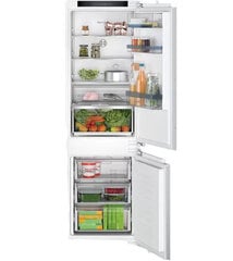 Холодильник с морозильной камерой Bosch Serie 4 KIN86VFE0 Встроенный 260 л E цена и информация | Холодильники | 220.lv