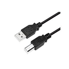 LogiLink, Usb A-Usb B, 2 m цена и информация | Кабели и провода | 220.lv