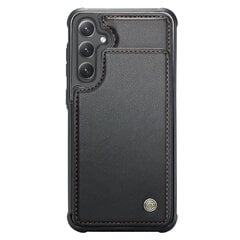 „CaseMe“ Wallet чехол - чёрный (Galaxy S23 FE) цена и информация | Чехлы для телефонов | 220.lv