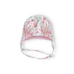 Cepure meitenēm Nini, rozā цена и информация | Шапки, перчатки, шарфики для новорожденных | 220.lv