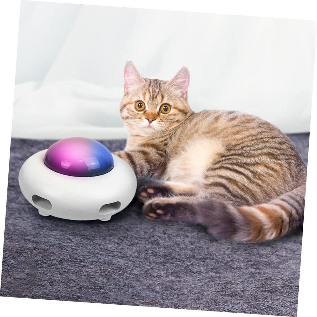 Elektroniskā interaktīvā kaķu rotaļlieta UFO cena un informācija | Rotaļlietas kaķiem | 220.lv