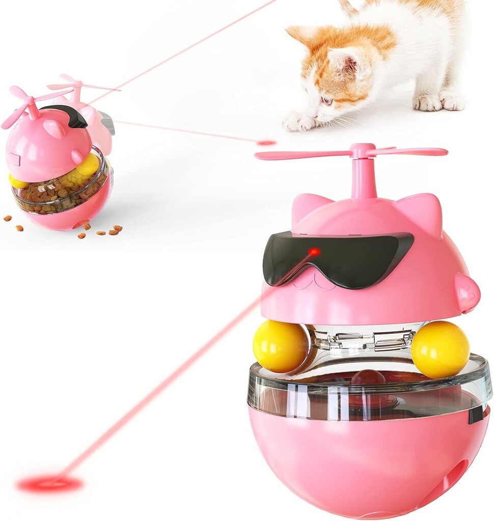 Elektroniskā interaktīvā kaķu rotaļlieta + barotava cena un informācija | Rotaļlietas kaķiem | 220.lv